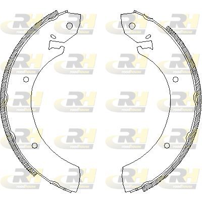 Stabdžių trinkelė ROADHOUSE 4250.01