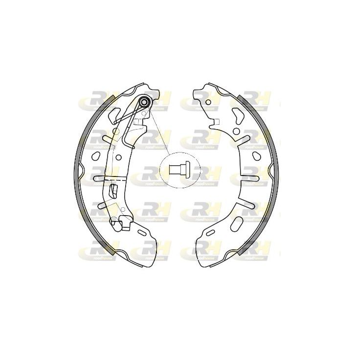 Stabdžių trinkelė ROADHOUSE 4263.00