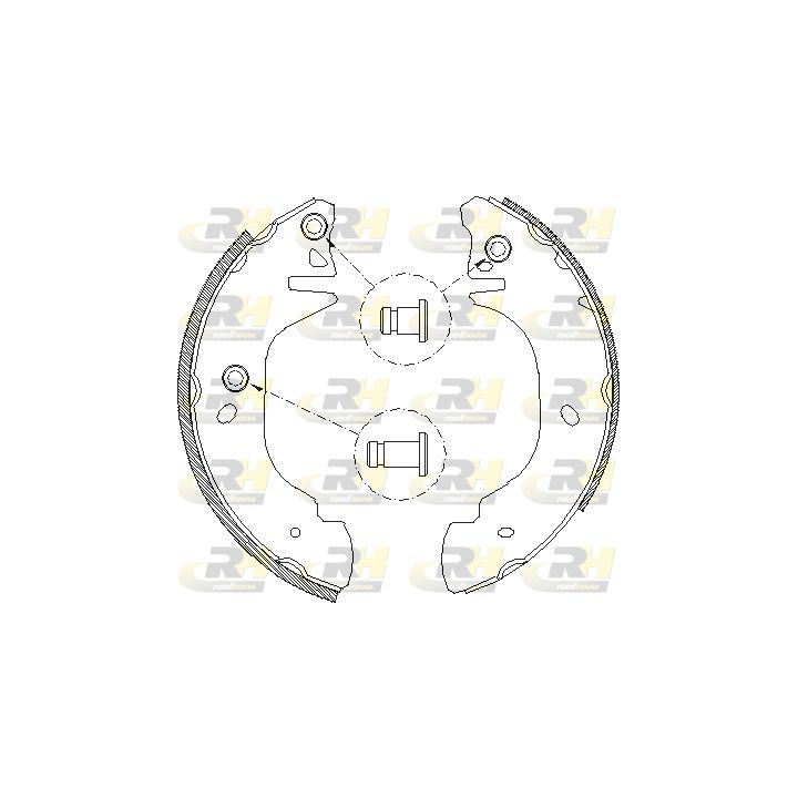 Stabdžių trinkelė ROADHOUSE 4305.00