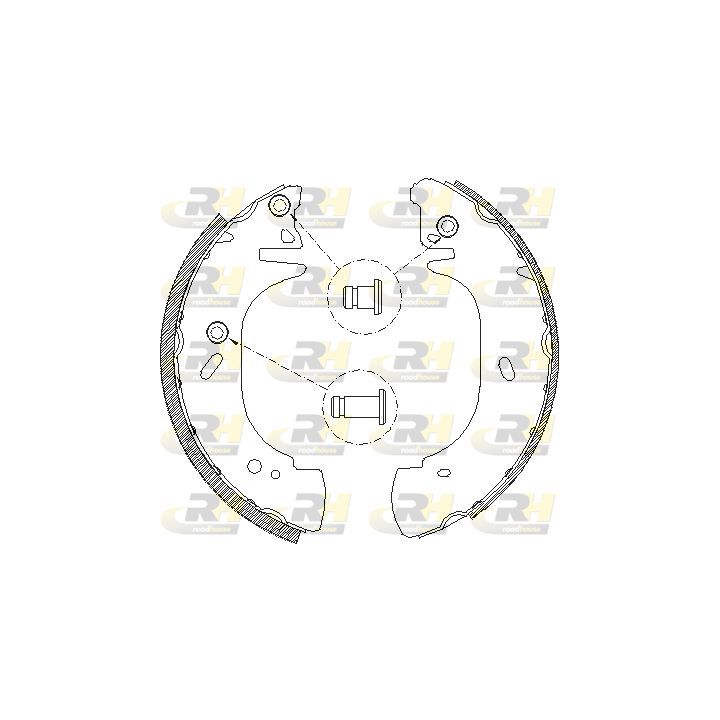 Stabdžių trinkelė ROADHOUSE 4306.01