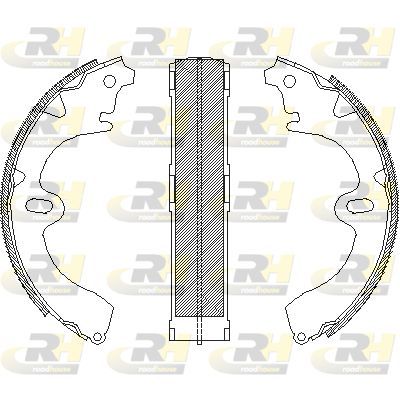 Stabdžių trinkelė ROADHOUSE 4345.00