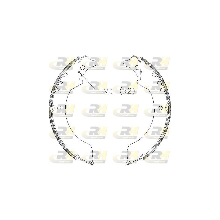 Stabdžių trinkelė ROADHOUSE 4355.00