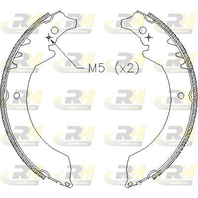 Stabdžių trinkelė ROADHOUSE 4355.00