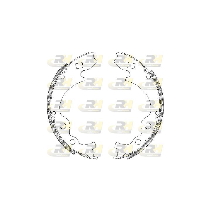 Stabdžių trinkelė ROADHOUSE 4364.00