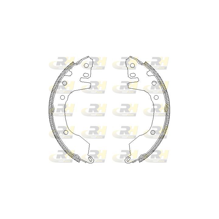 Stabdžių trinkelė ROADHOUSE 4376.00