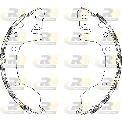 Stabdžių trinkelė ROADHOUSE 4376.00