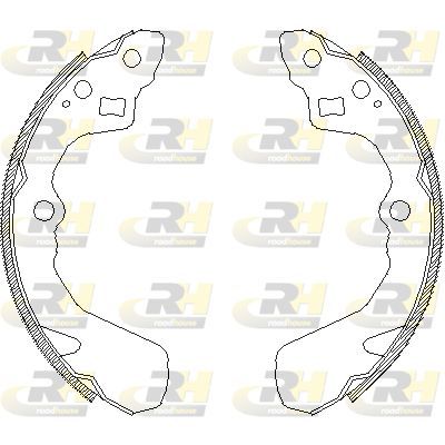 Stabdžių trinkelė ROADHOUSE 4386.00