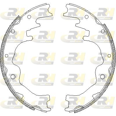 Stabdžių trinkelė ROADHOUSE 4388.00