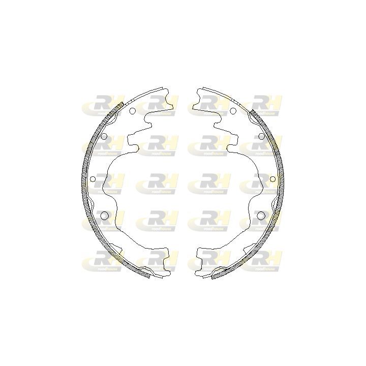 Stabdžių trinkelė ROADHOUSE 4388.01