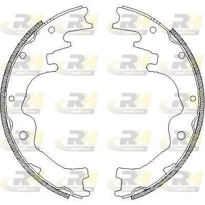 Stabdžių trinkelė ROADHOUSE 4388.01