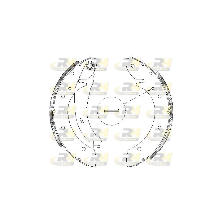 Stabdžių trinkelė ROADHOUSE 4396.02