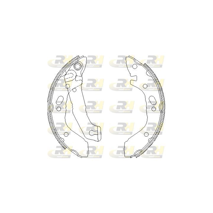 Stabdžių trinkelė ROADHOUSE 4401.00