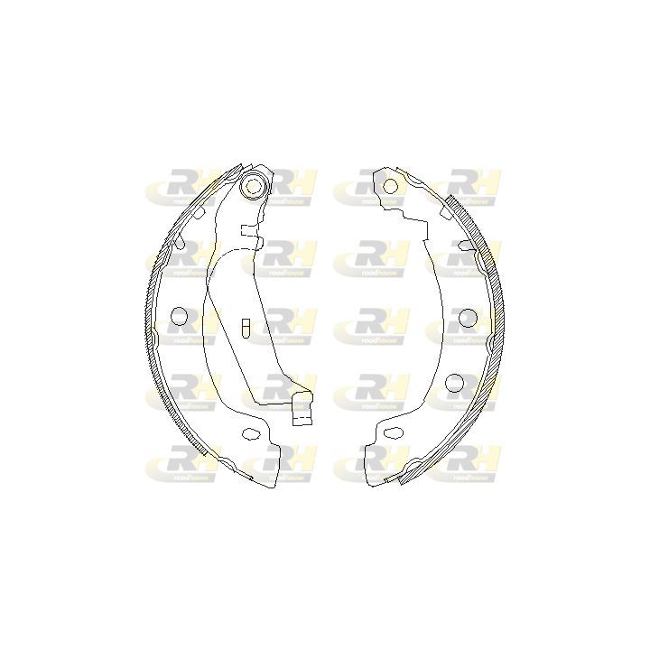 Stabdžių trinkelė ROADHOUSE 4416.01