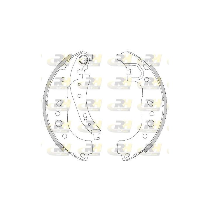 Stabdžių trinkelė ROADHOUSE 4443.00