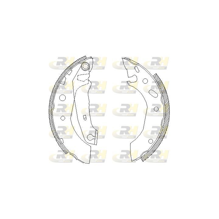 Stabdžių trinkelė ROADHOUSE 4507.01