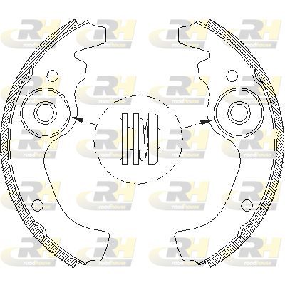 Stabdžių trinkelė ROADHOUSE 4611.00