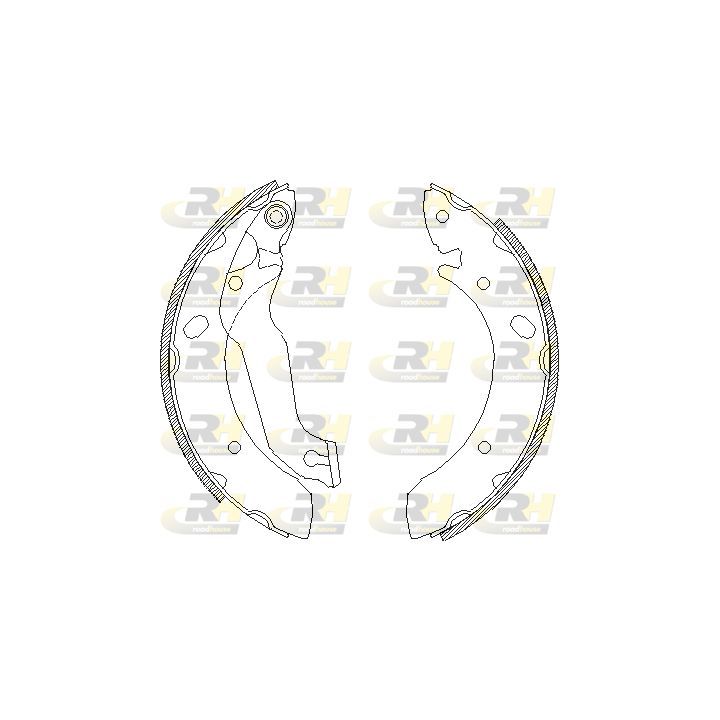 Stabdžių trinkelė ROADHOUSE 4633.00