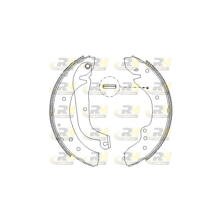 Stabdžių trinkelė ROADHOUSE 4718.01