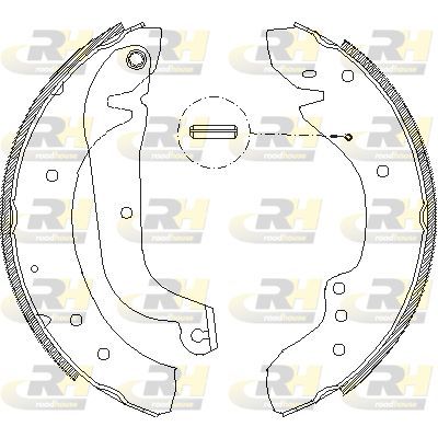 Stabdžių trinkelė ROADHOUSE 4718.01