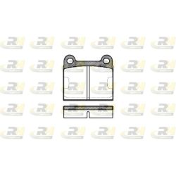 Stabdžių trinkelių rinkinys, diskinis stabdys ROADHOUSE 2006.60