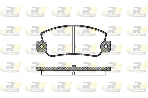 Stabdžių trinkelių rinkinys, diskinis stabdys ROADHOUSE 2025.30