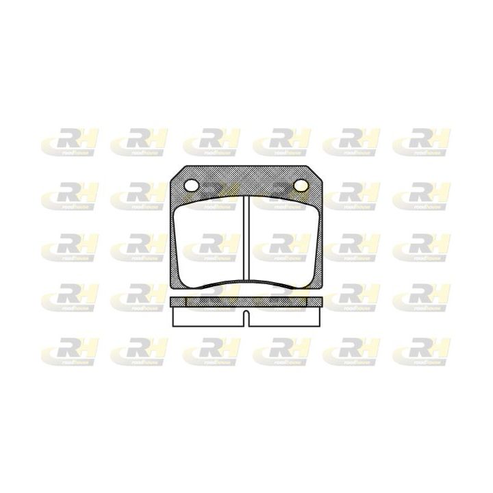 Stabdžių trinkelių rinkinys, diskinis stabdys ROADHOUSE 2036.00