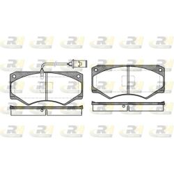 Stabdžių trinkelių rinkinys, diskinis stabdys ROADHOUSE 2047.52