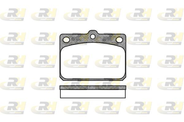 Stabdžių trinkelių rinkinys, diskinis stabdys ROADHOUSE 2079.00