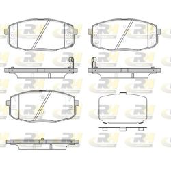Stabdžių trinkelių rinkinys, diskinis stabdys ROADHOUSE 21038.12