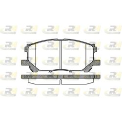 Stabdžių trinkelių rinkinys, diskinis stabdys ROADHOUSE 21039.00