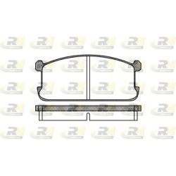 Stabdžių trinkelių rinkinys, diskinis stabdys ROADHOUSE 2106.00