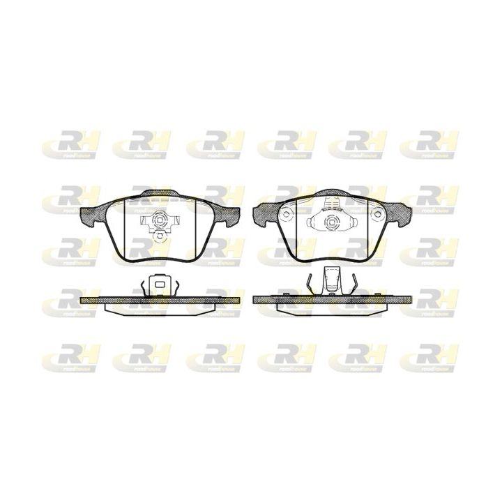 Stabdžių trinkelių rinkinys, diskinis stabdys ROADHOUSE 21070.00