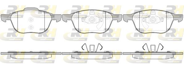 Stabdžių trinkelių rinkinys, diskinis stabdys ROADHOUSE 21082.00