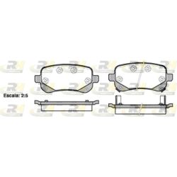 Stabdžių trinkelių rinkinys, diskinis stabdys ROADHOUSE 21095.02