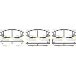 Stabdžių trinkelių rinkinys, diskinis stabdys ROADHOUSE 21123.02