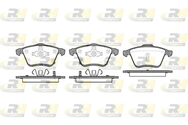 Stabdžių trinkelių rinkinys, diskinis stabdys ROADHOUSE 21182.02
