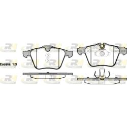 Stabdžių trinkelių rinkinys, diskinis stabdys ROADHOUSE 21217.00