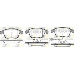 Stabdžių trinkelių rinkinys, diskinis stabdys ROADHOUSE 21219.21