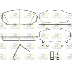 Stabdžių trinkelių rinkinys, diskinis stabdys ROADHOUSE 21267.02