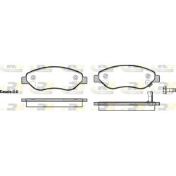 Stabdžių trinkelių rinkinys, diskinis stabdys ROADHOUSE 21276.01