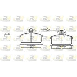 Stabdžių trinkelių rinkinys, diskinis stabdys ROADHOUSE 2128.12