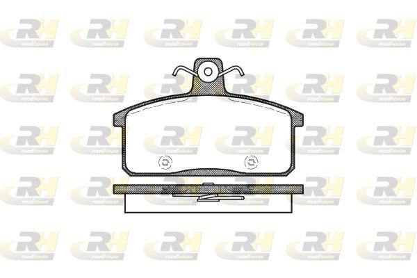 Stabdžių trinkelių rinkinys, diskinis stabdys ROADHOUSE 2128.50