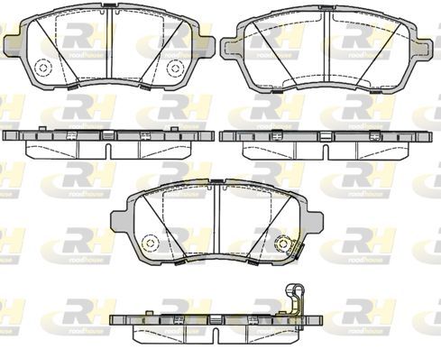 Stabdžių trinkelių rinkinys, diskinis stabdys ROADHOUSE 21281.11