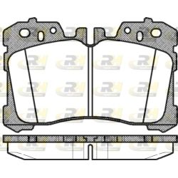Stabdžių trinkelių rinkinys, diskinis stabdys ROADHOUSE 21320.00