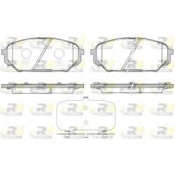 Stabdžių trinkelių rinkinys, diskinis stabdys ROADHOUSE 21322.12