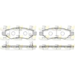 Stabdžių trinkelių rinkinys, diskinis stabdys ROADHOUSE 21335.02