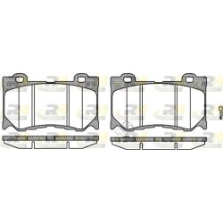 Stabdžių trinkelių rinkinys, diskinis stabdys ROADHOUSE 21372.01