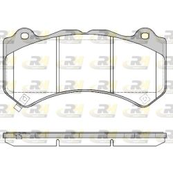Stabdžių trinkelių rinkinys, diskinis stabdys ROADHOUSE 21376.04