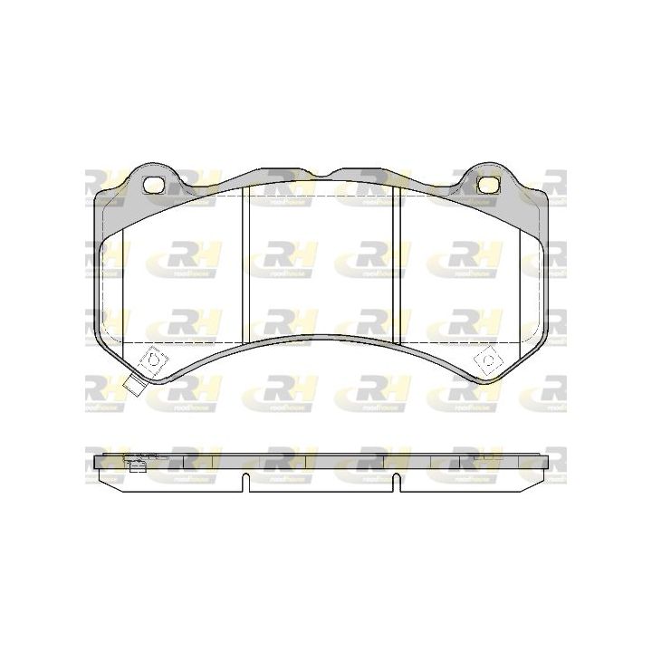 Stabdžių trinkelių rinkinys, diskinis stabdys ROADHOUSE 21376.04