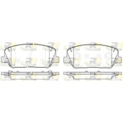 Stabdžių trinkelių rinkinys, diskinis stabdys ROADHOUSE 21398.12